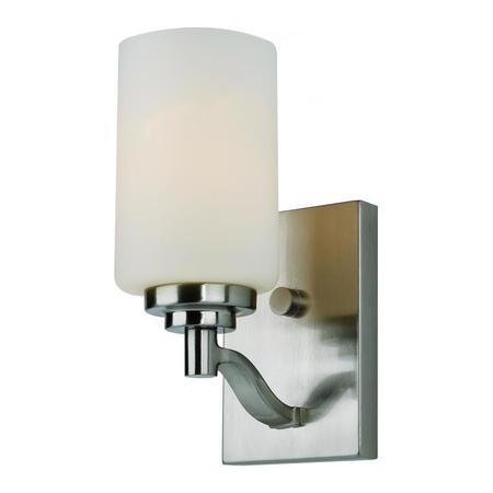 TRANS GLOBE 1Lt Wall Sconce-Double Disk-Bn 70521 BN